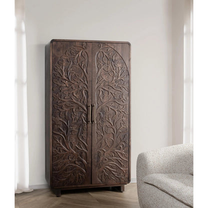 Albero Mango Wood Cabinet by Classic Home. Made from mango wood in a traditional style.
