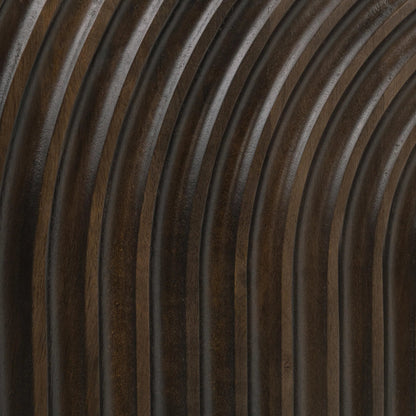 Colson 4-Door Mango Wood Buffet Sideboard by Classic Home in coffee brown. Made from mango wood in a traditional style.