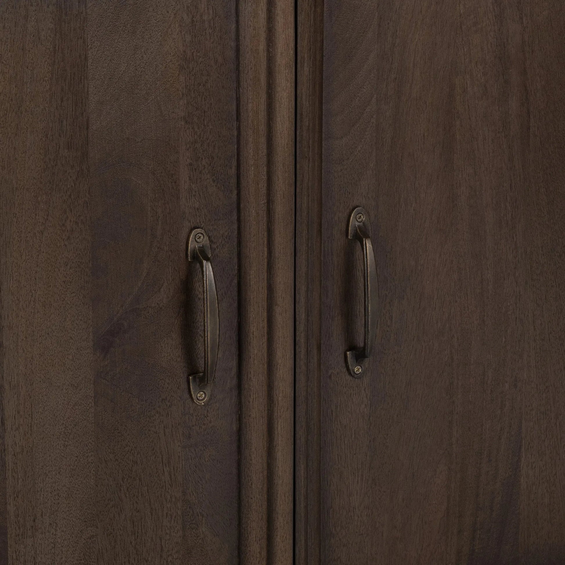 Brookside 4-Door Mango Wood Sideboard Buffet by Classic Home. Made from mango wood in a traditional style.
