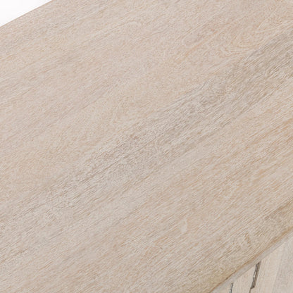 Beau Mango Wood Sideboard Buffet by Kosas Home in light mango wood. Made from mango wood in a transitional style.