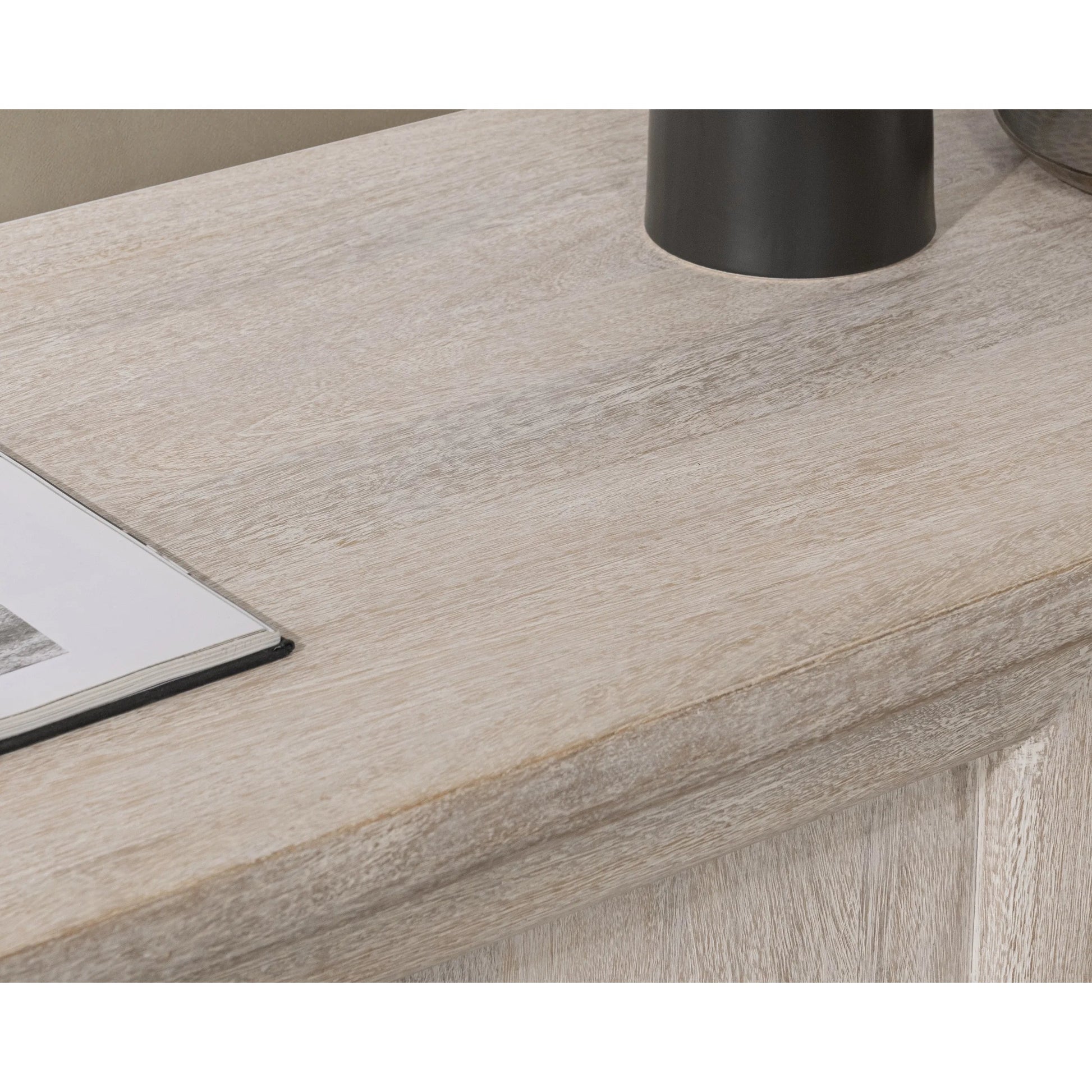 Beau Mango Wood Sideboard Buffet by Kosas Home in light mango wood. Made from mango wood in a transitional style.