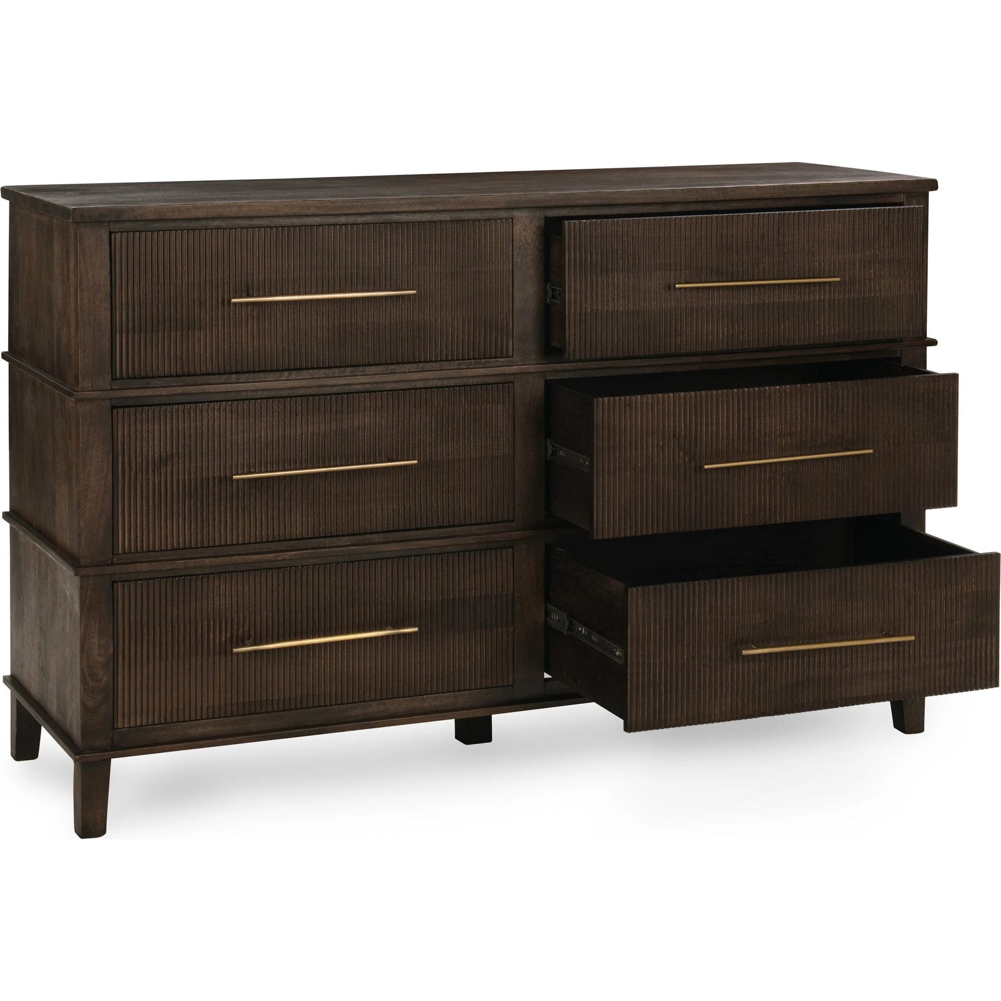 Westlake 6-Drawer Mango Wood Dresser by Classic Home. Made from mango wood in a traditional style.