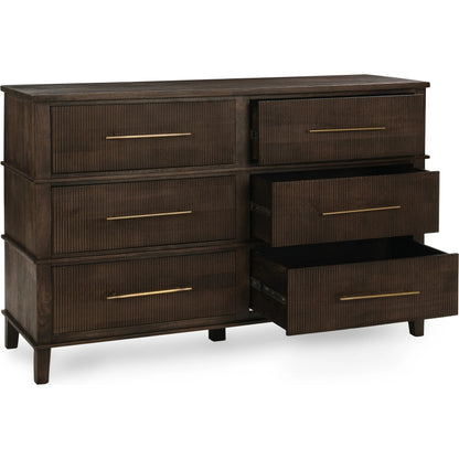 Westlake 6-Drawer Mango Wood Dresser by Classic Home. Made from mango wood in a traditional style.