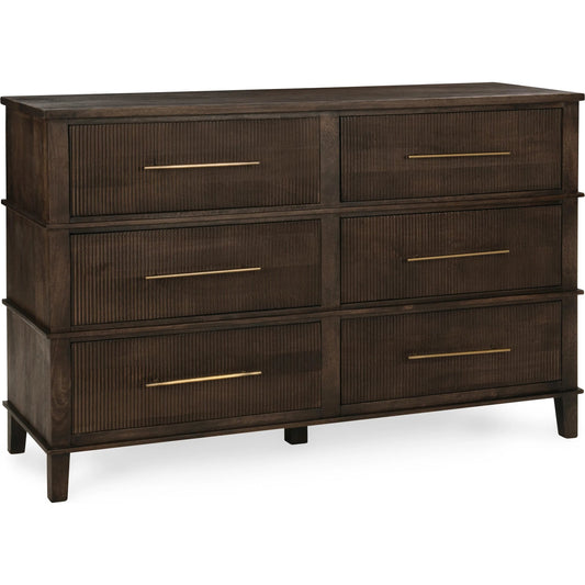 Westlake 6-Drawer Mango Wood Dresser by Classic Home. Made from mango wood in a unique style.