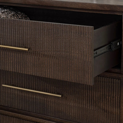 Westlake 3-Drawer Mango Wood Chest Cabinet by Classic Home. Made from mango wood in a traditional style.