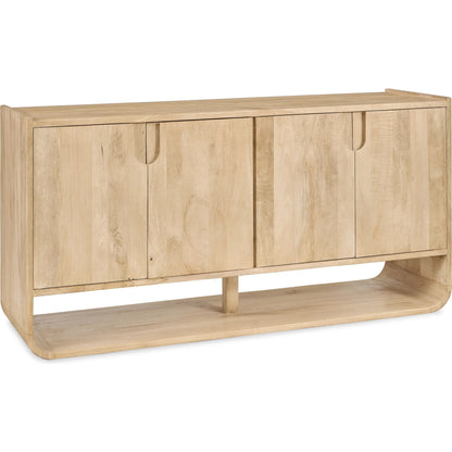 Laguna Mango Wood Sideboard Buffet by Classic Home in natural. Made from mango wood in a unique style.