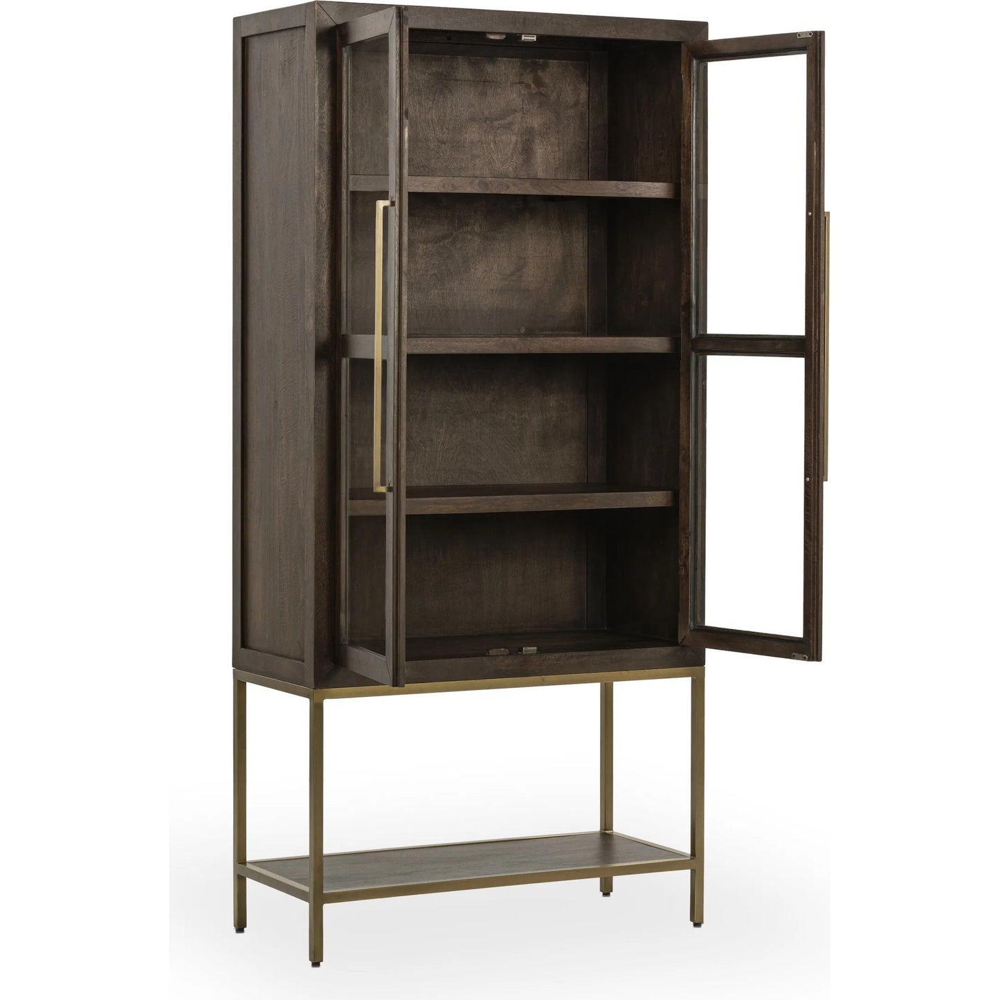 000 SI-2518835 | Additional Silo | Freemont Cabinet by Classic Home in kona brown. Made from solid mango wood in a traditional style.