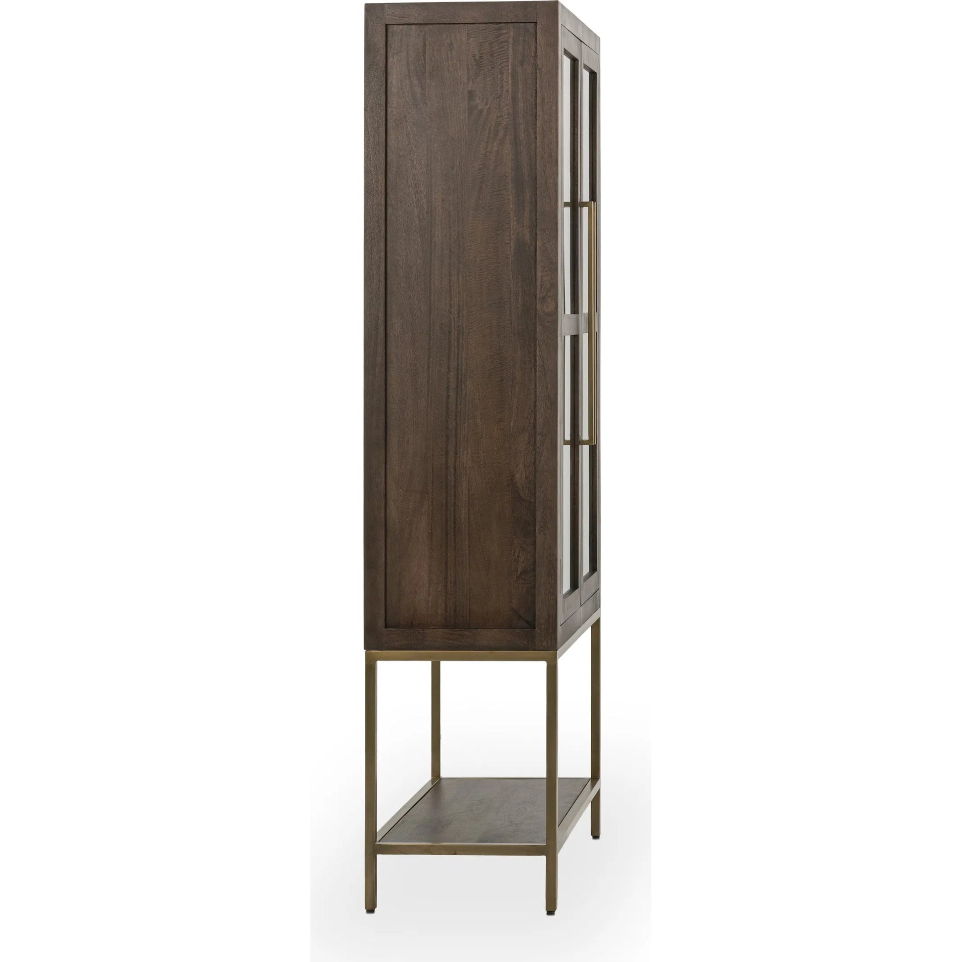 Freemont Cabinet by Classic Home in kona brown. Made from solid mango wood in a traditional style.