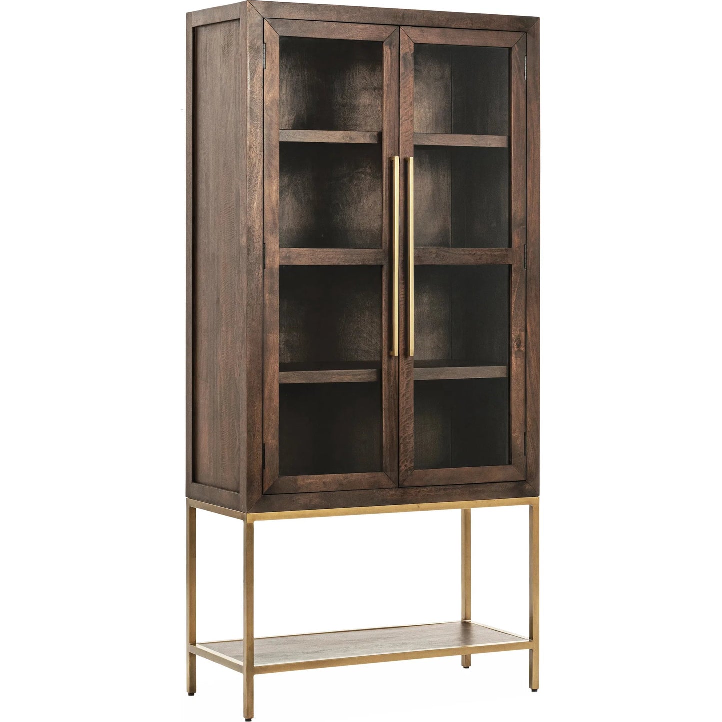 008 SI-2518835 | Primary Silo | Freemont Cabinet by Classic Home in kona brown. Made from solid mango wood in a traditional style.
