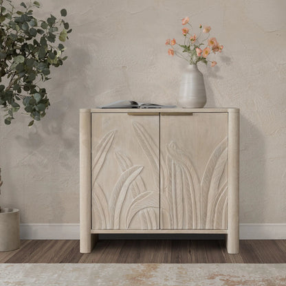 Ledro Cabinet by Classic Home. Made from mango wood in a transitional style.