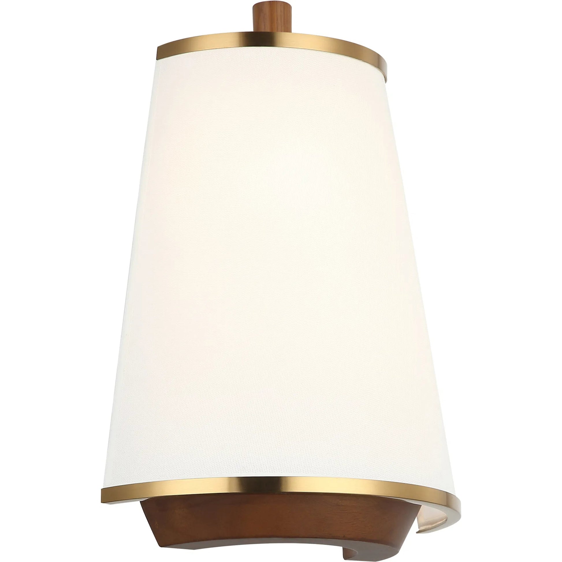 Desert Flyer Sconce by Varaluz in satin brass, medium walnut. Made from unique in a modern style.