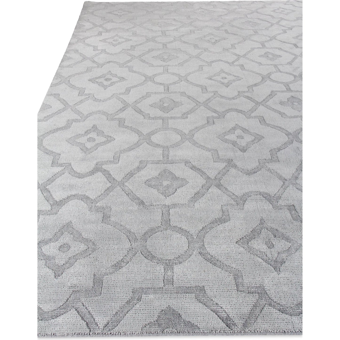 004 SI-2543081,SI-2543082,SI-2543083 | Additional Silo | Samara 5216 Rug by Exquisite Rugs in aqua. Made from bamboo silk in a unique style.