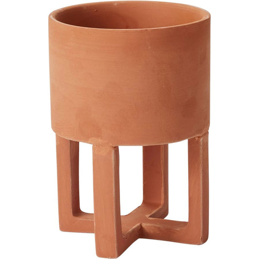 Santurce Footed Pot by Accent Decor. Made from ceramic in a modern style.