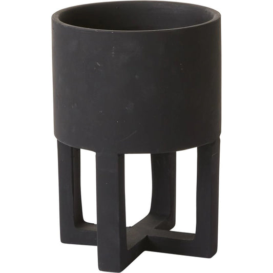 Santurce Footed Pot by Accent Decor. Made from ceramic in a modern style.