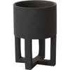 Black / D 5" / W 5" / H 8"