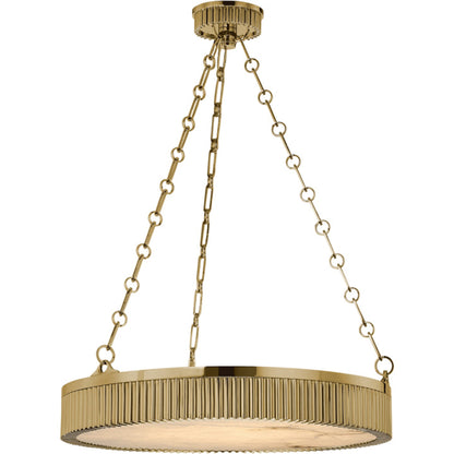 Lynden 5 Light Chandelier by Hudson Valley. Made from brass in a modern style.