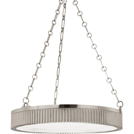 Lynden 5 Light Chandelier by Hudson Valley. Made from brass in a modern style.