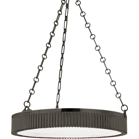 Lynden 5 Light Chandelier by Hudson Valley. Made from brass in a modern style.