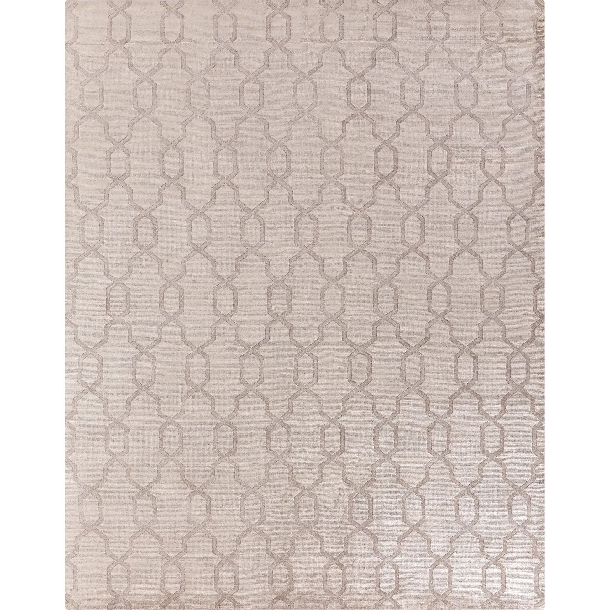 Samara 5221 Rug by Exquisite Rugs in beige. Made from bamboo silk in a unique style.