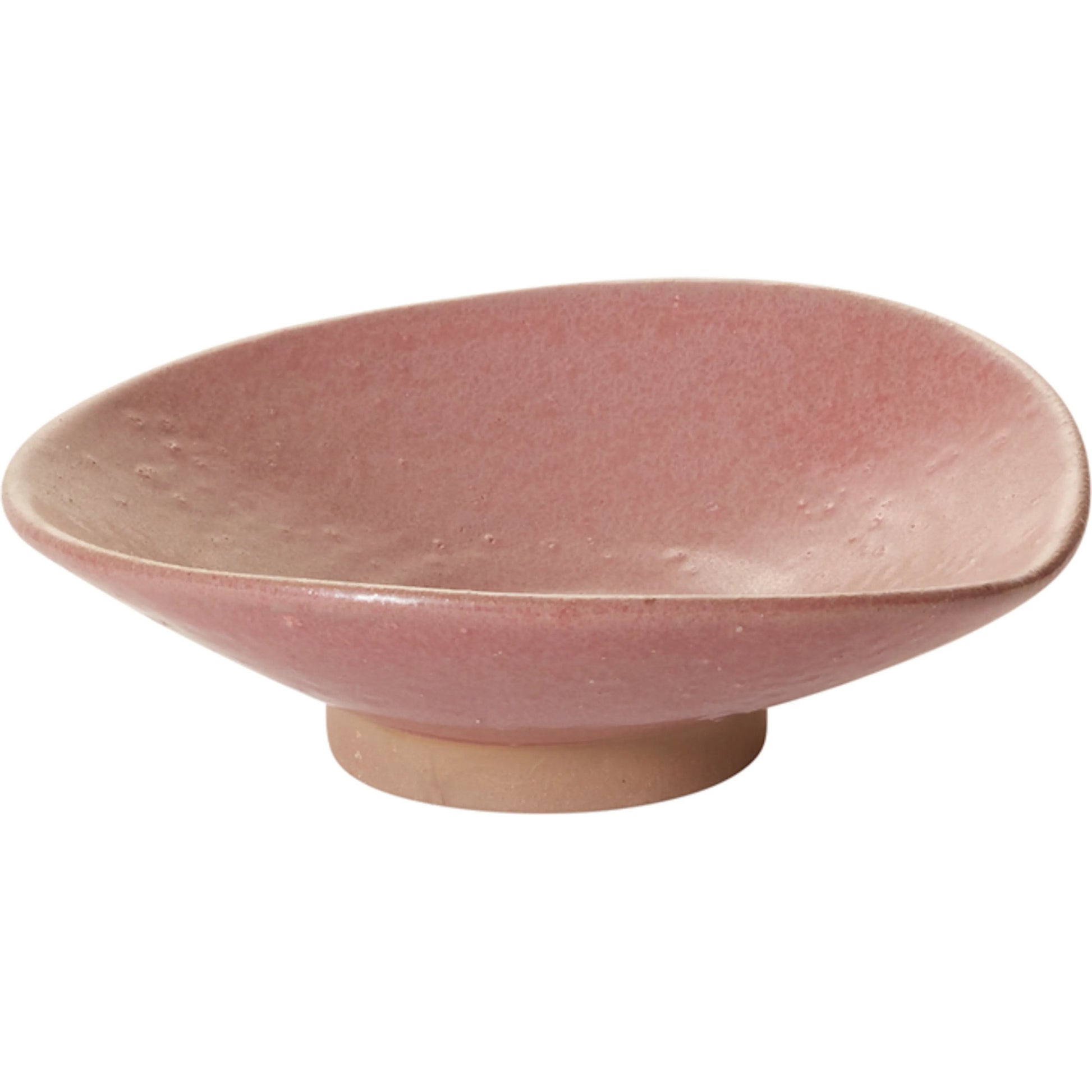 Reyna Bowl by Accent Decor in pink. Made from ceramic in a unique style.