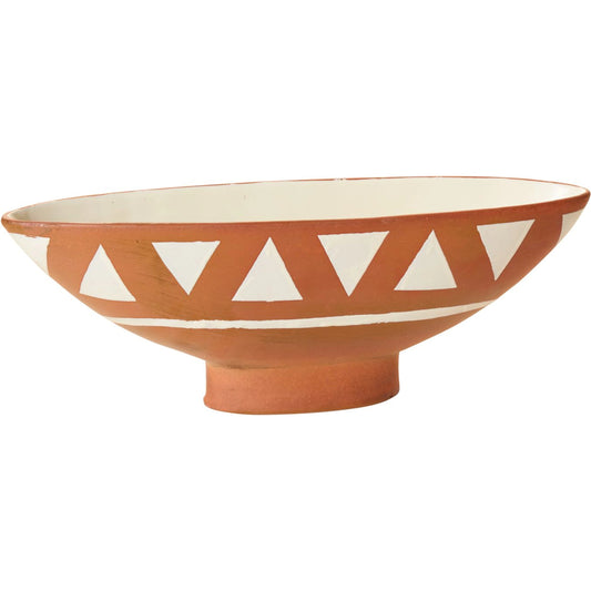 Tajin Boat by Accent Decor in terracotta. Made from ceramic in a modern style.