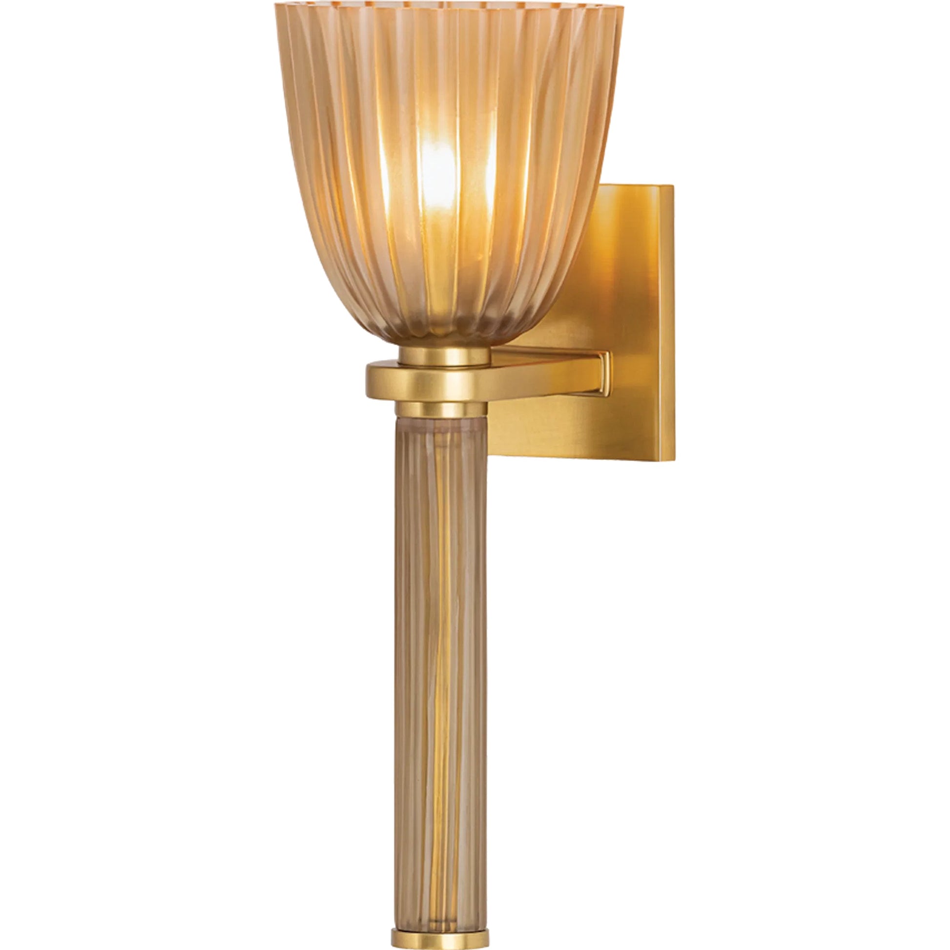 Columbus Wall Sconce by Hudson Valley in aged brass. Made from unique in a traditional style.