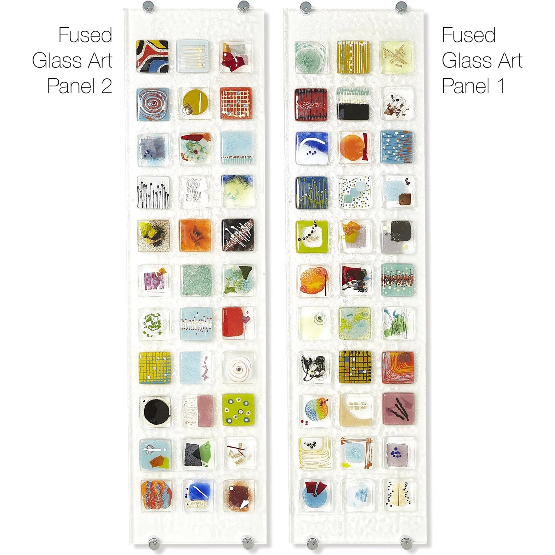 Art Glass Wall Panel I by Global Views in multi. Made from art glass in a modern style.