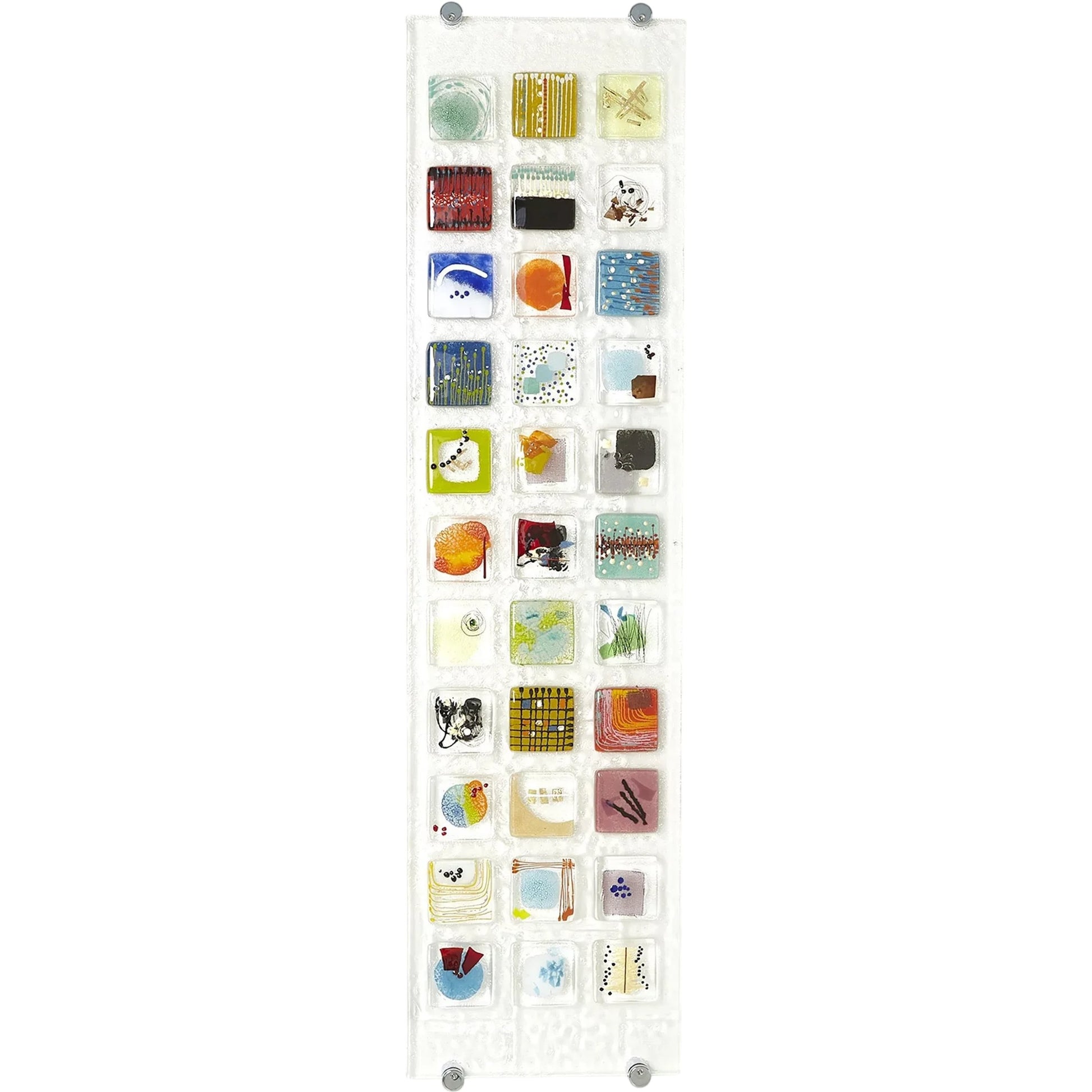 Art Glass Wall Panel I by Global Views in multi. Made from art glass in a modern style.