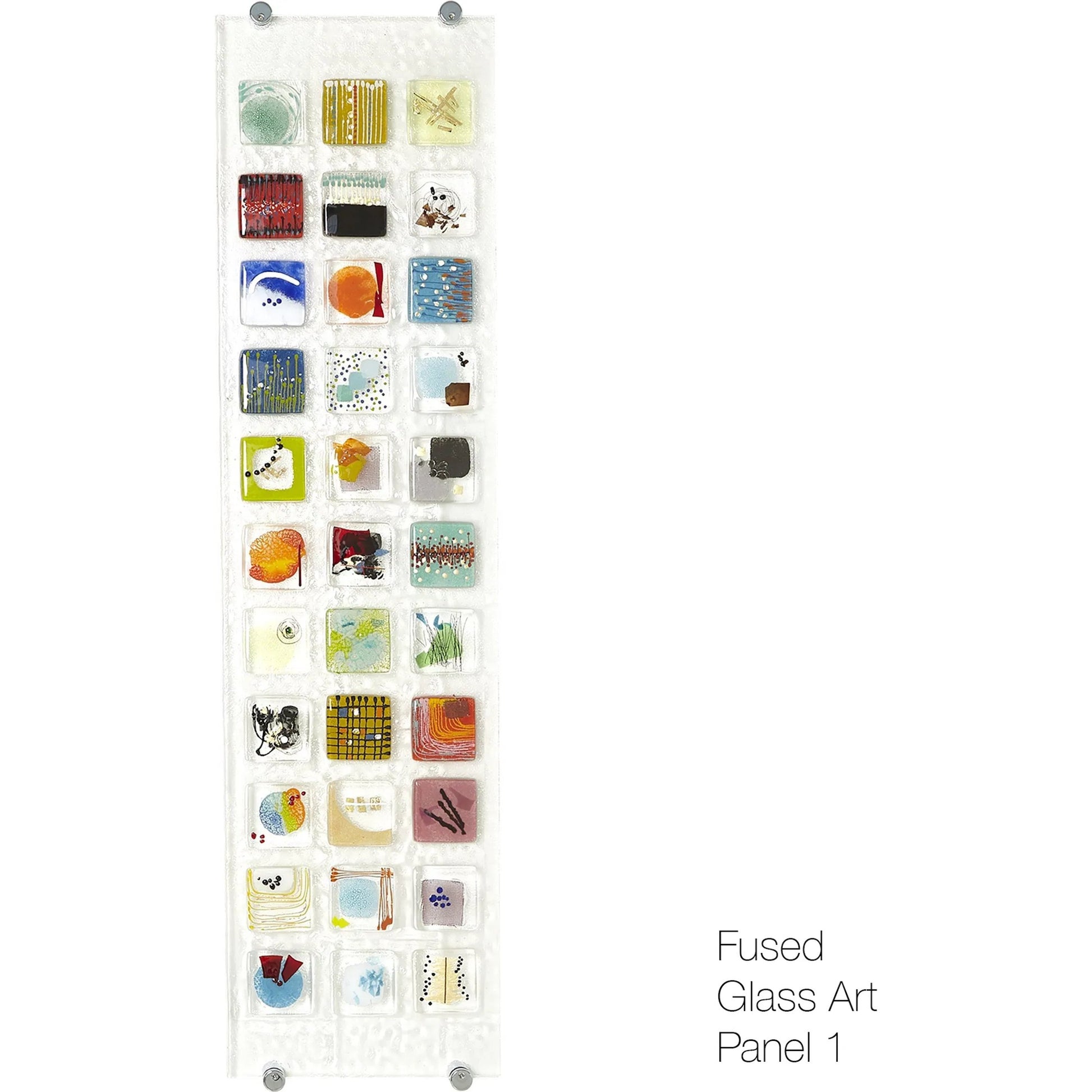 Art Glass Wall Panel I by Global Views in multi. Made from art glass in a modern style.