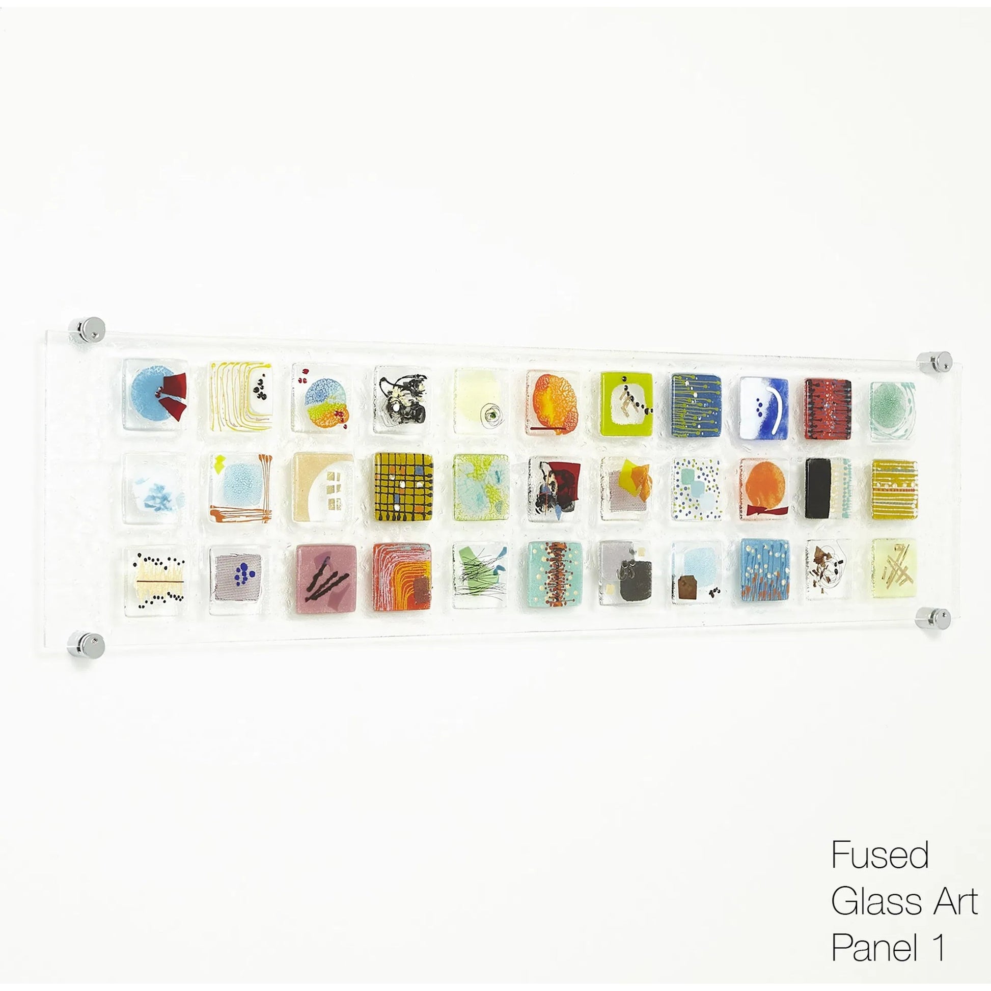 Art Glass Wall Panel I by Global Views in multi. Made from art glass in a modern style.