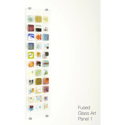 Art Glass Wall Panel I by Global Views in multi. Made from art glass in a modern style.