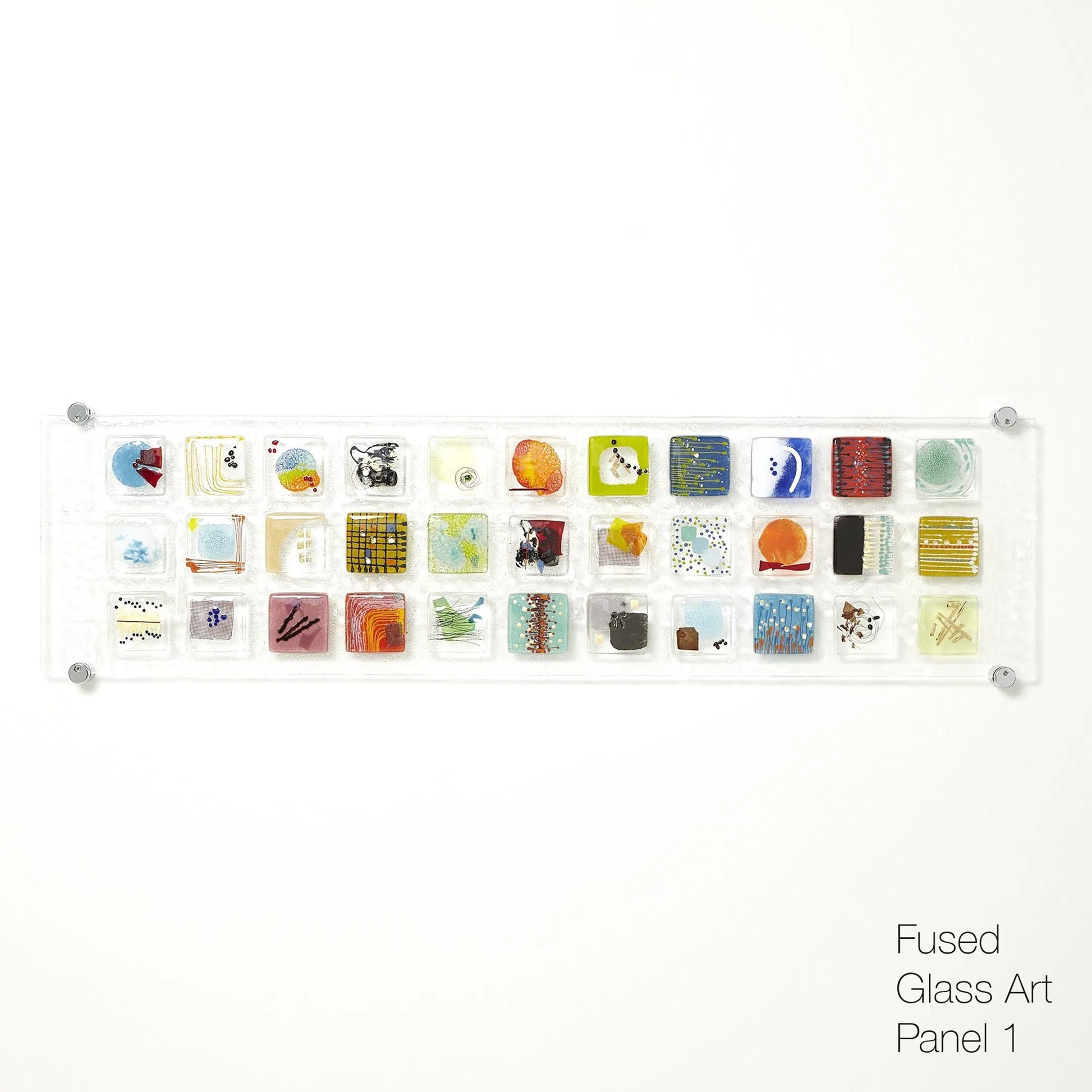Art Glass Wall Panel I by Global Views in multi. Made from art glass in a modern style.