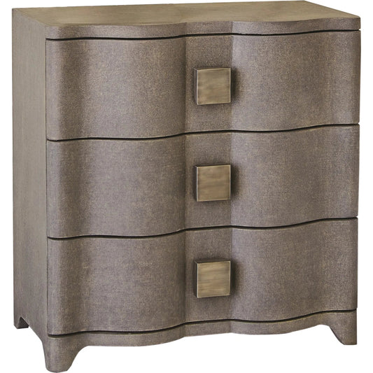 Toile Linen Bedside Chest by Global Views. Made from unique in a modern style.