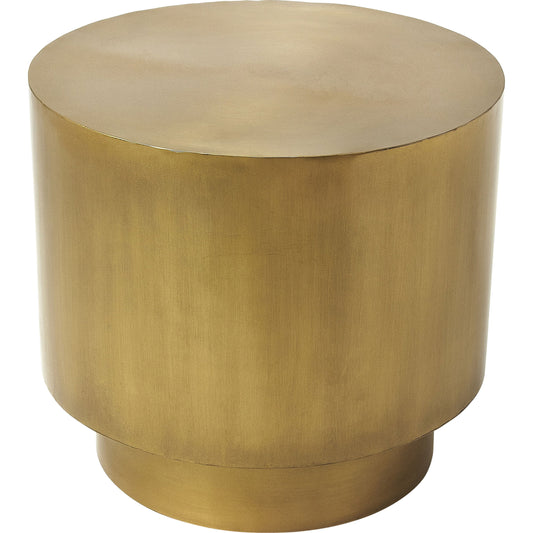 Ervin Gold Metal Bunching Table by Butler Specialty Company in gold and metalworks. Made from iron in a eclectic & global style.