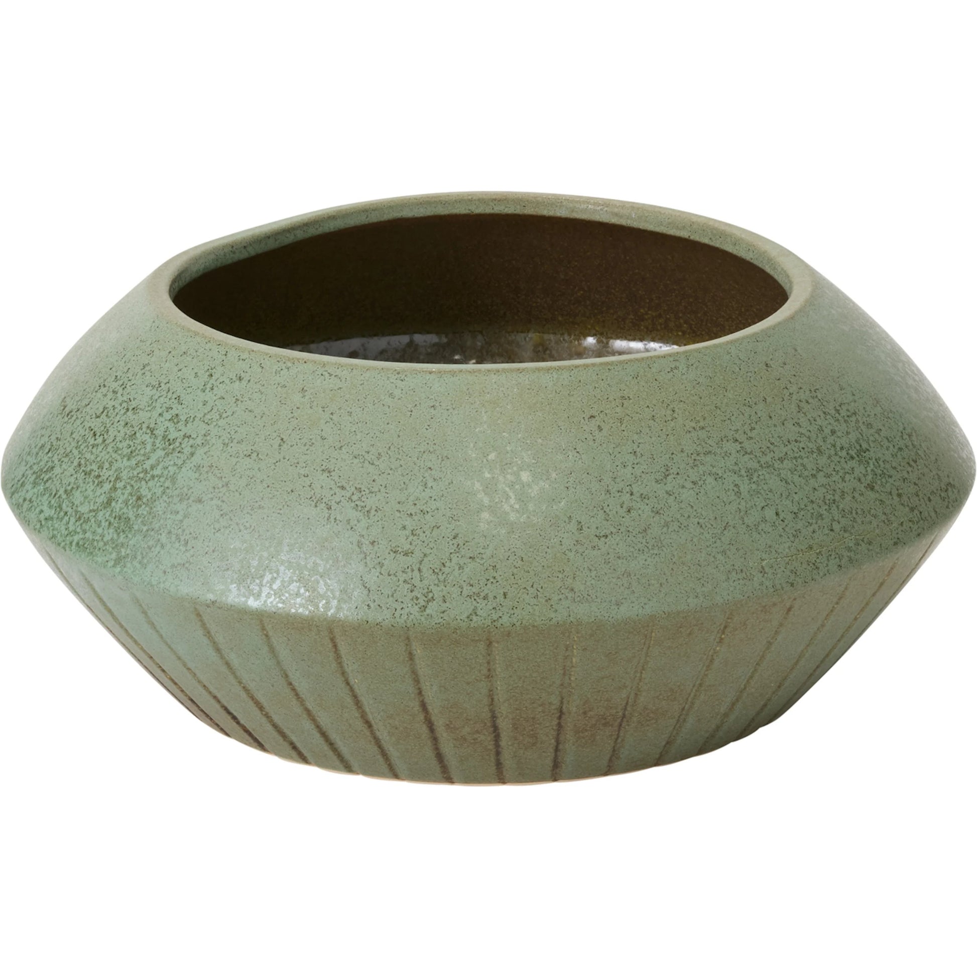 Gwendolyn Bowl by Accent Decor in green. Made from ceramic in a unique style.