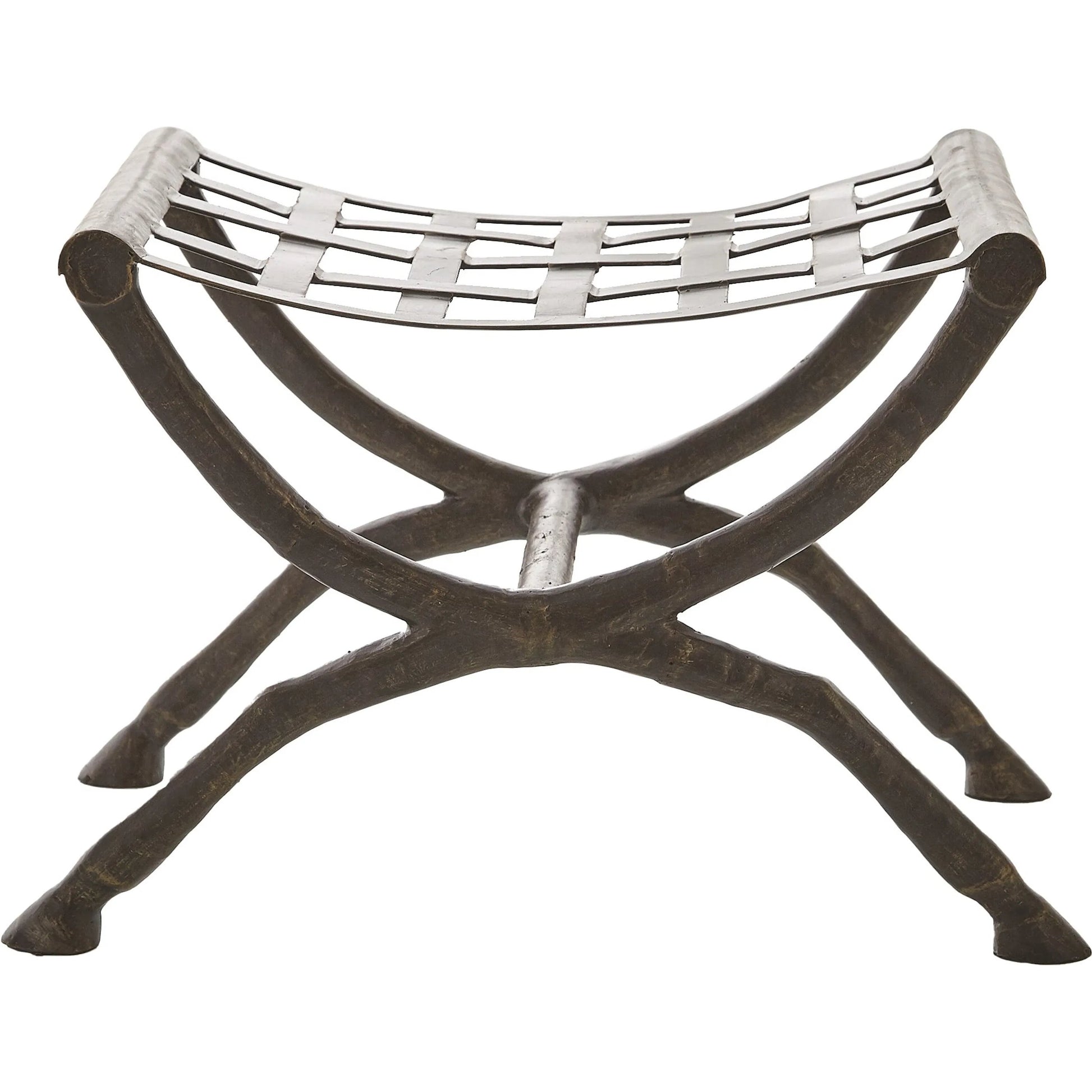 Giddy Up Bench by Global Views in bronze. Made from cast iron in a eclectic & global style.