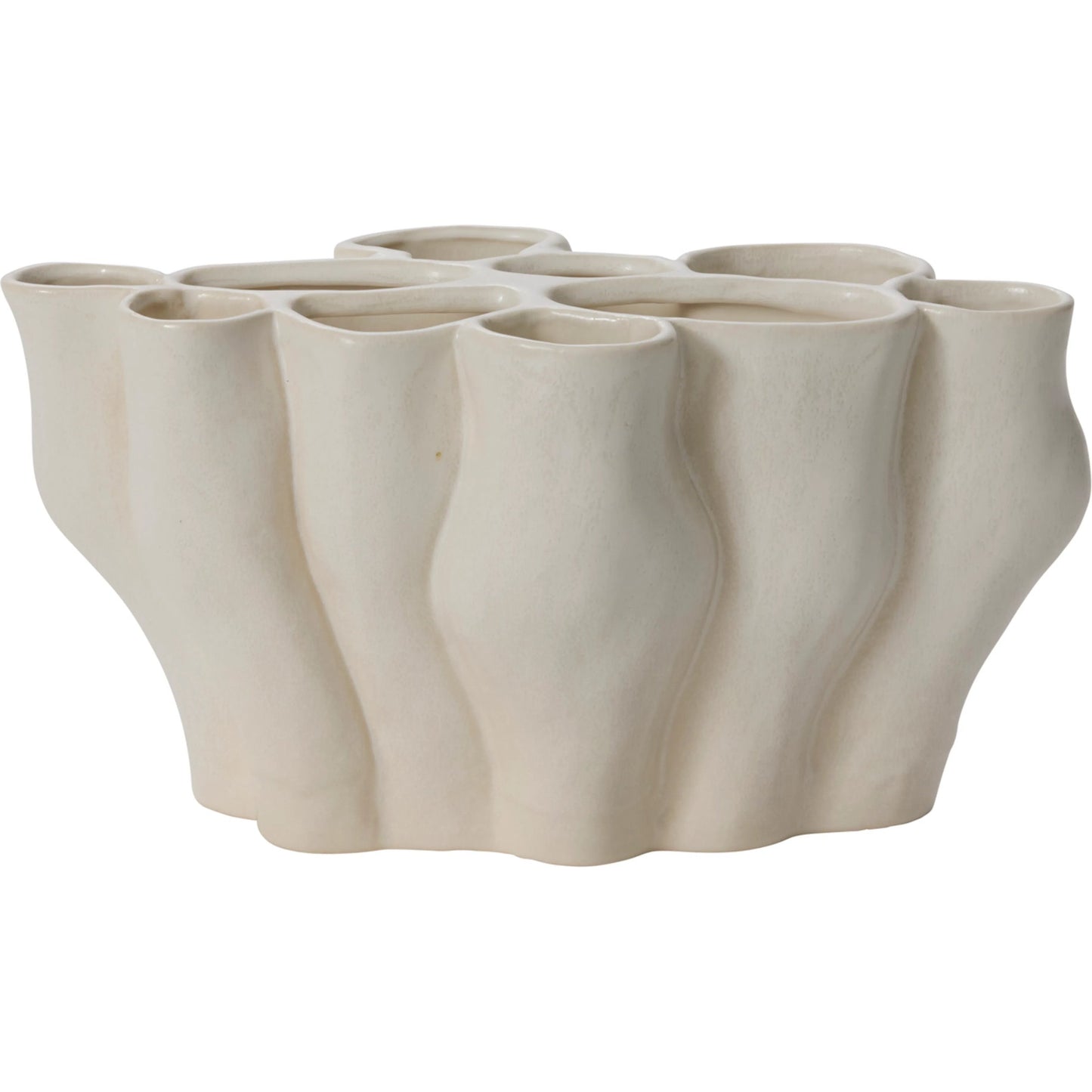 001 SI-2539785 | Primary Silo | Kado Vase by Accent Decor in off, white. Made from ceramic in a unique style.