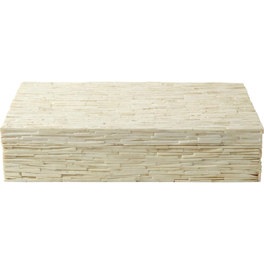 Chiseled Bone Box by Global Views. Made from unique in a eclectic & global style.