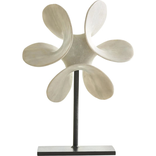Pankhudee Sculpture on Stand by Global Views. Made from marble, iron in a modern style.