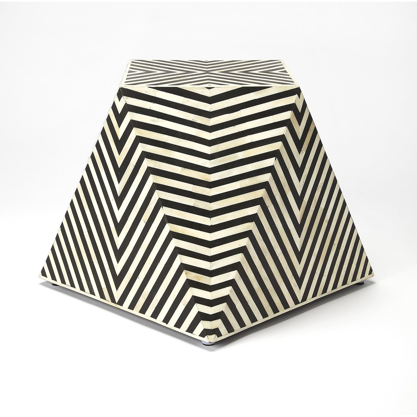 002 S-346411 | Additional Silo | Zanzibar Bone Inlay Accent Table by Butler Specialty Company in black and black bone inlay. Made from bone inlay, mdf, resin in a eclectic & global style.