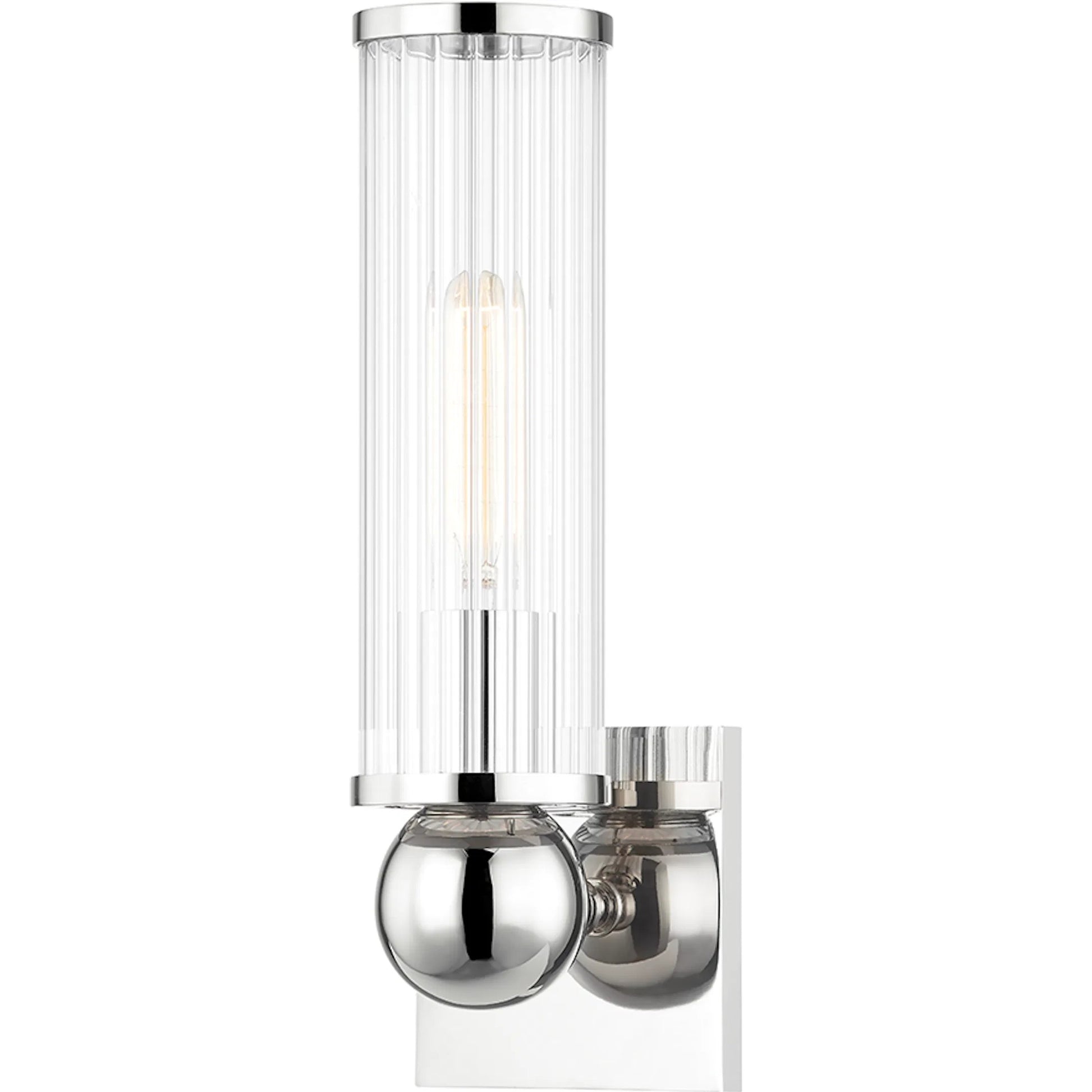 Malone Wall Sconce by Hudson Valley. Made from steel in a transitional style.
