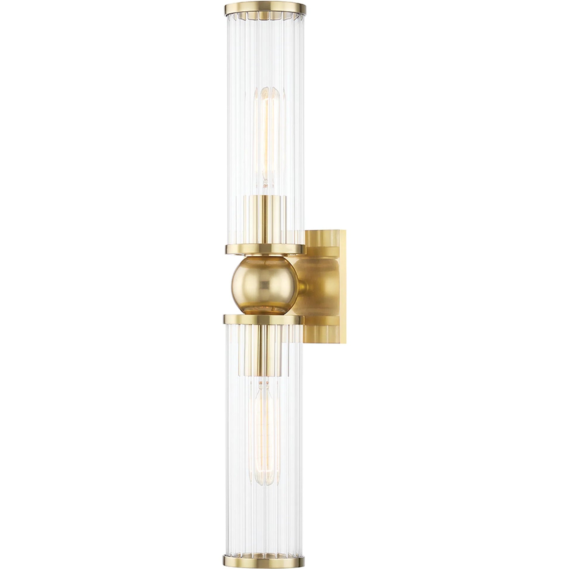Malone Wall Sconce by Hudson Valley. Made from steel in a transitional style.