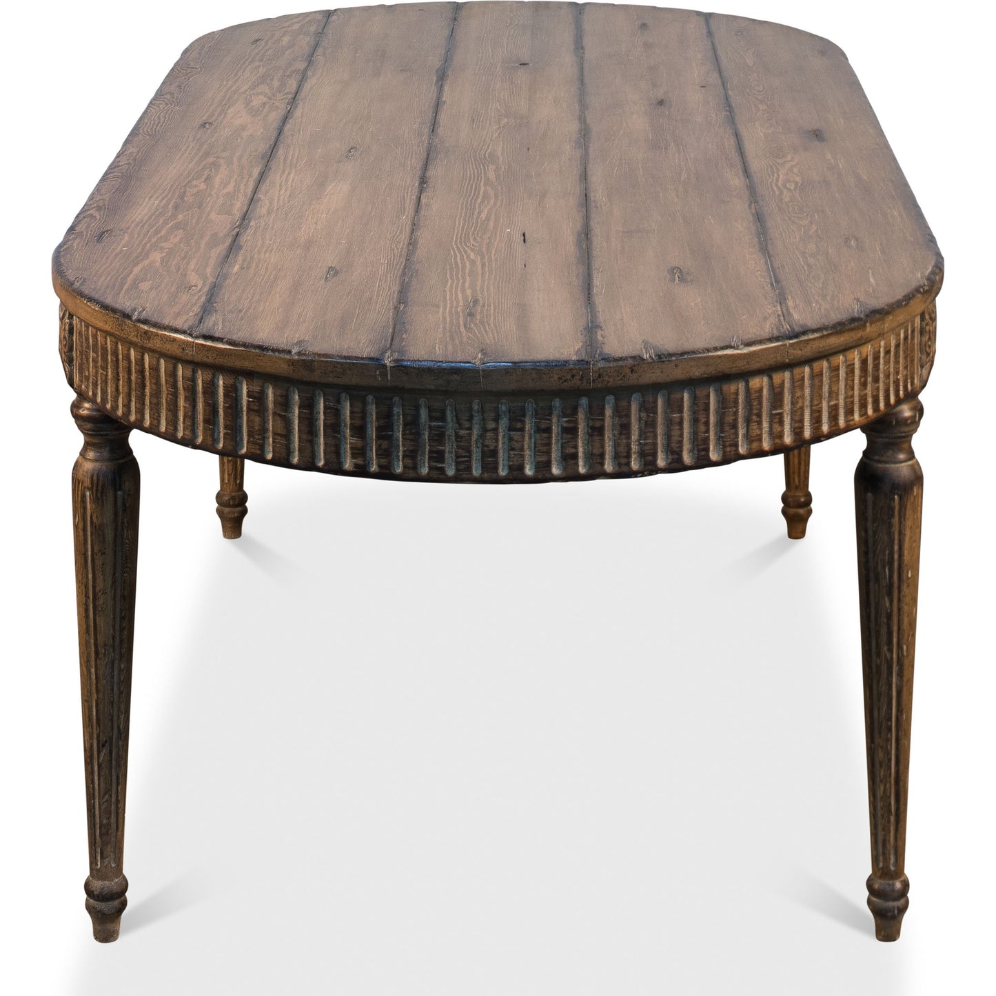 004 SR-770265 | Additional Silo | French Antique Reproduction Dining Table by Sarreid Ltd. in tan and time worn sun burned finish. Made from pine in a cottage & farmhouse style.