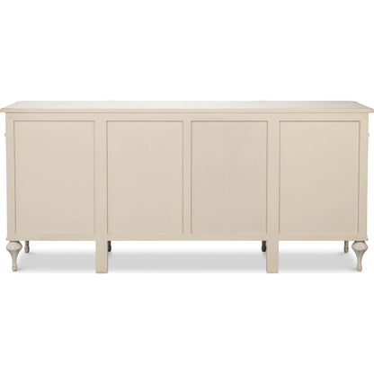 Lilac Sideboard by Sarreid Ltd. in white pine. Made from unique in a traditional style.