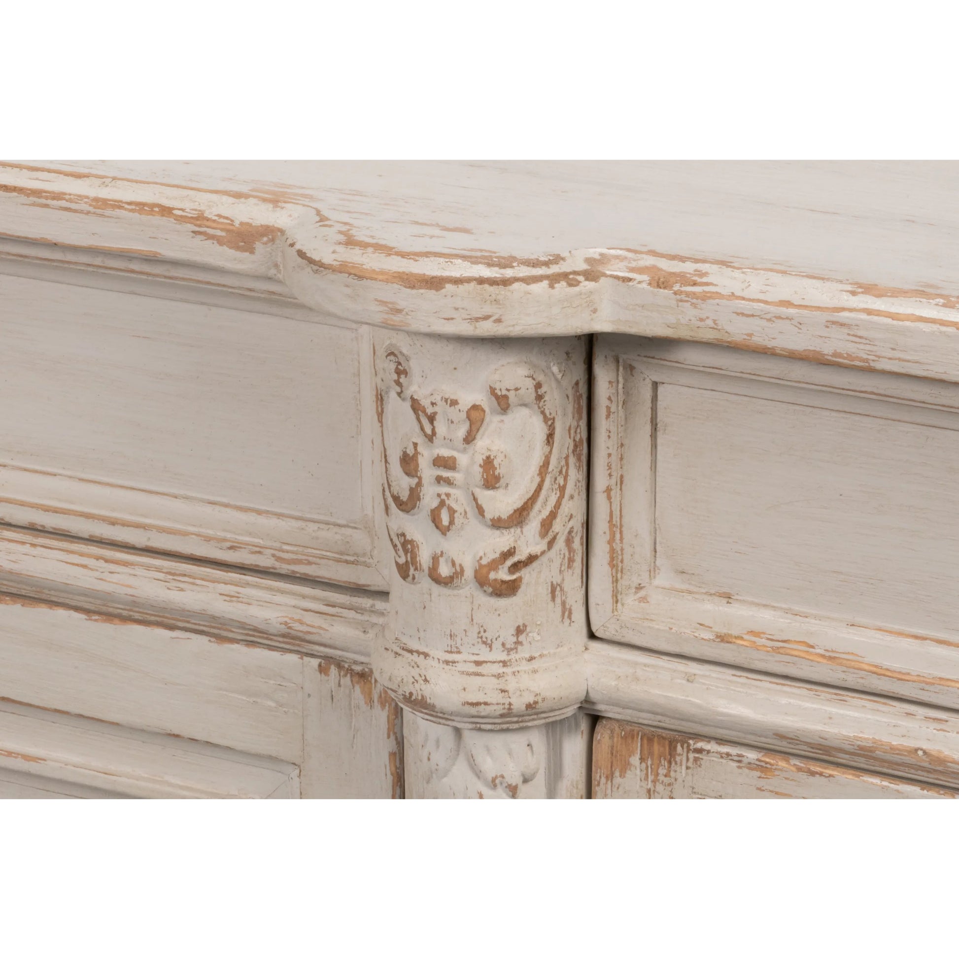Lilac Sideboard by Sarreid Ltd. in white pine. Made from unique in a traditional style.