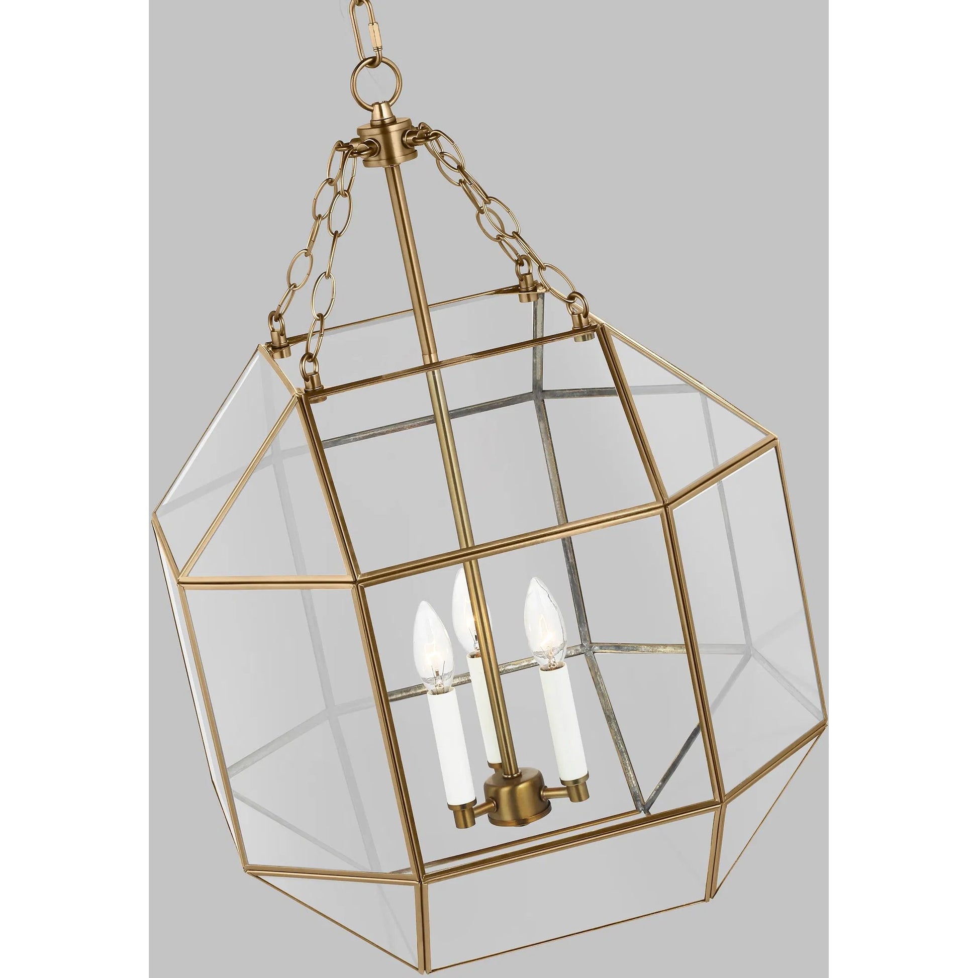 Morrison Medium Three Light Lantern by Visual Comfort & Co.. Made from steel in a unique style.