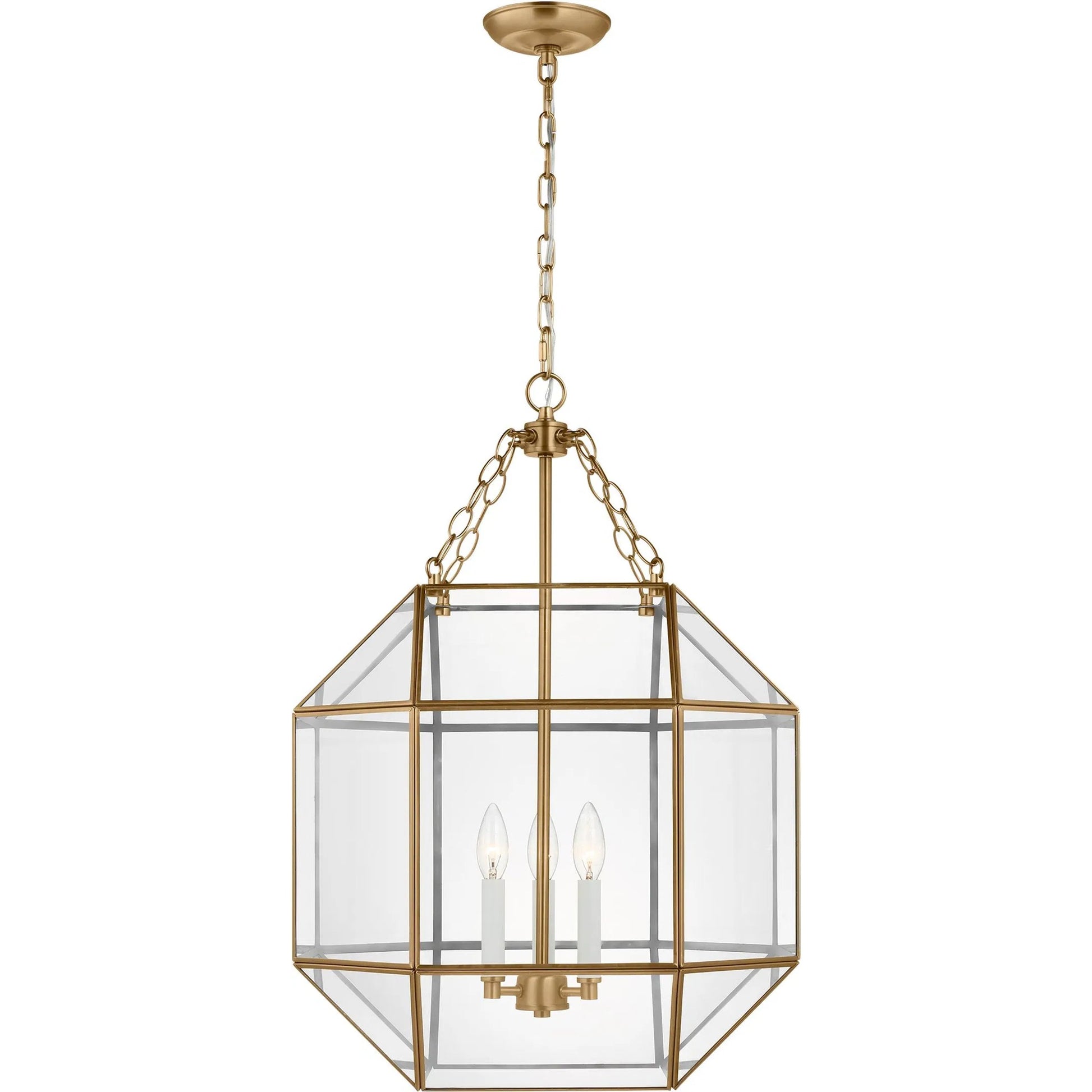 Morrison Medium Three Light Lantern by Visual Comfort & Co.. Made from steel in a unique style.
