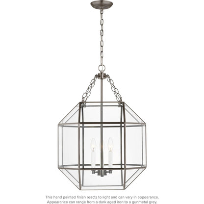 Morrison Medium Three Light Lantern by Visual Comfort & Co.. Made from steel in a unique style.