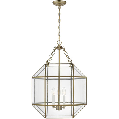 Morrison Medium Three Light Lantern by Visual Comfort & Co.. Made from steel in a unique style.