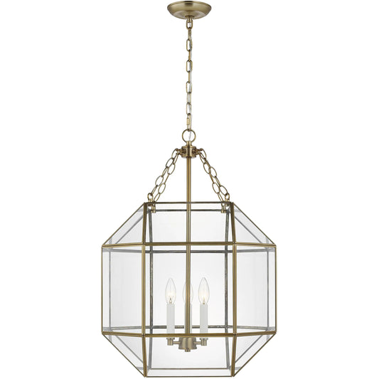 Morrison Medium Three Light Lantern by Visual Comfort & Co.. Made from steel in a unique style.